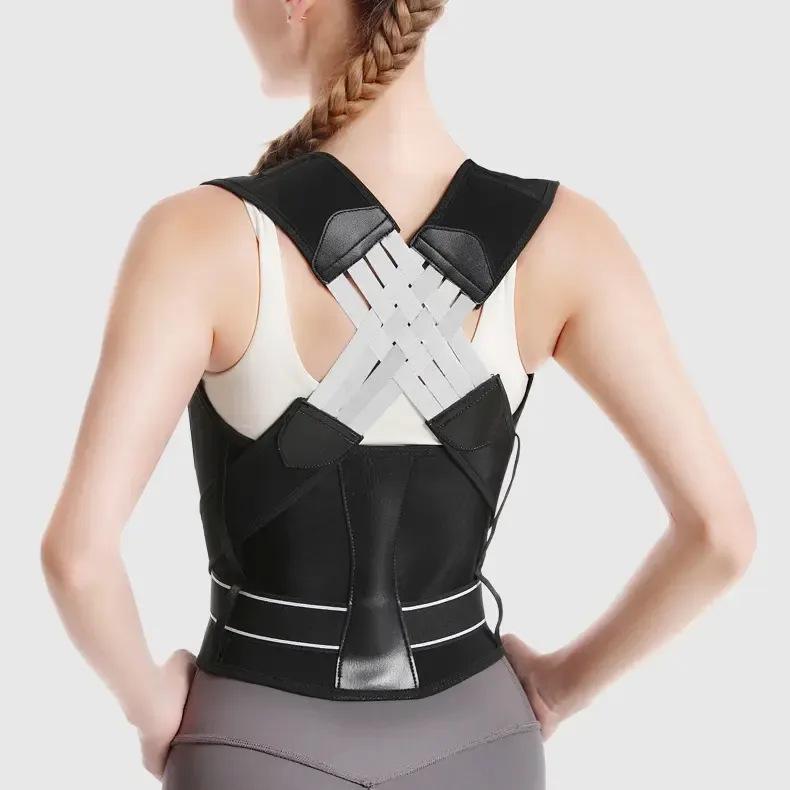 

Регулируемый Невидимый Корректор Осанки для Взрослых – Предотвращает Сутулость и Поддерживает Прямую Спину XXXL чёрный