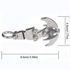 Stainless Steel Folding Gravity Grappling Hook for Outdoor Climbing and Survival