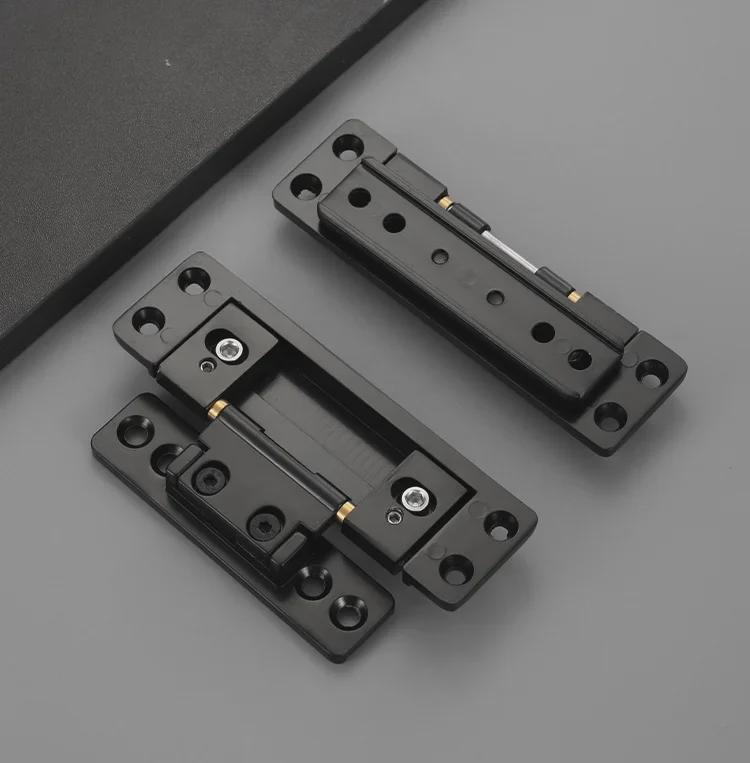 Zinc Alloy Adjustable 2D Invisible Hinge for Narrow Frame Ecological Doors