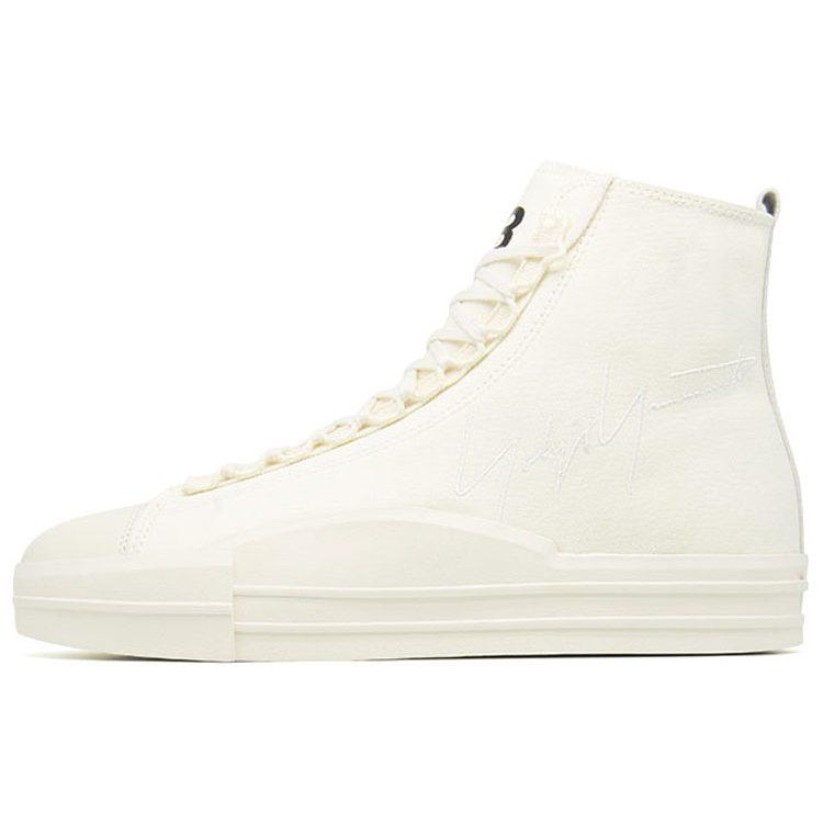 Y 3 Yuben Mid top Scarpe da Skateboard alla Moda Unisex Ecrù EH1386