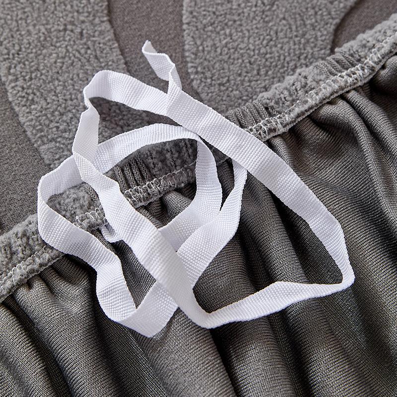 Neue Fleece Sofahut Sofa Schutzhülle Einfaches Wellenmuster Rundumschutz Staubdicht und Verschleißfest Heimdekoration Vielseitig