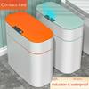 16L New Smart Trash Can High-tech Induction Storage Bucket Bathroom Deodorant Waterproof Trash Can Household with Lid Creative