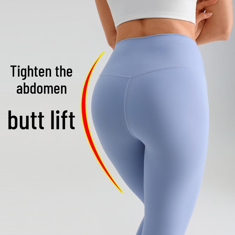 High-Waist Yoga-Leggings mit Schnelltrocknung und Unsichtbarer Naht für Damen
