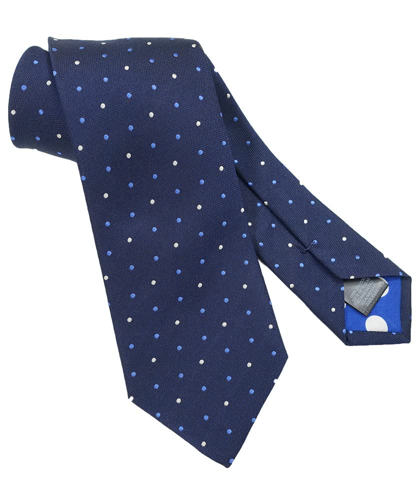 [Paul Smith] PAULSMITH Галстук, Темно-синий, В горошек, Для бизнеса [Товар]
