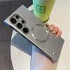 Luxury Magnetic For Magsafe Frameless Phone Case For Samsung S26 S25 S24 Ultra S22 S23 Plus Slim Metal Borderless Cover