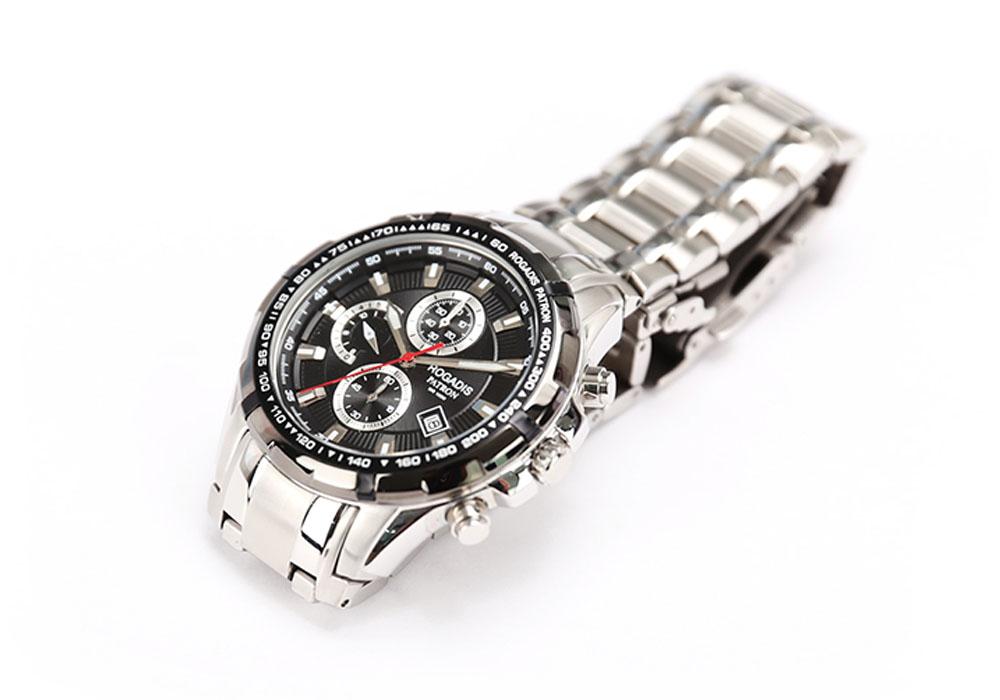 Logadiseu Men'S Chronograph Metal Watch Dh100712M_Bk