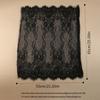 White Lace Veil Delicate Floral Embroidery Breathable Soft Mesh Lightweight Bridal Veil for Formal Church Wedding