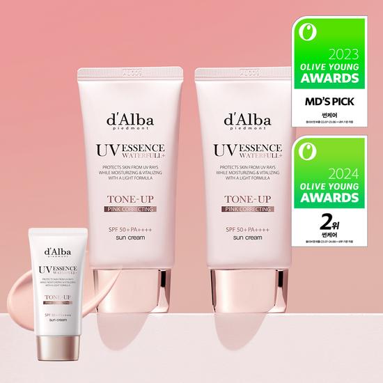 d'Alba Pink Tone-Up Sunscreen DUO (50ml+50ml)