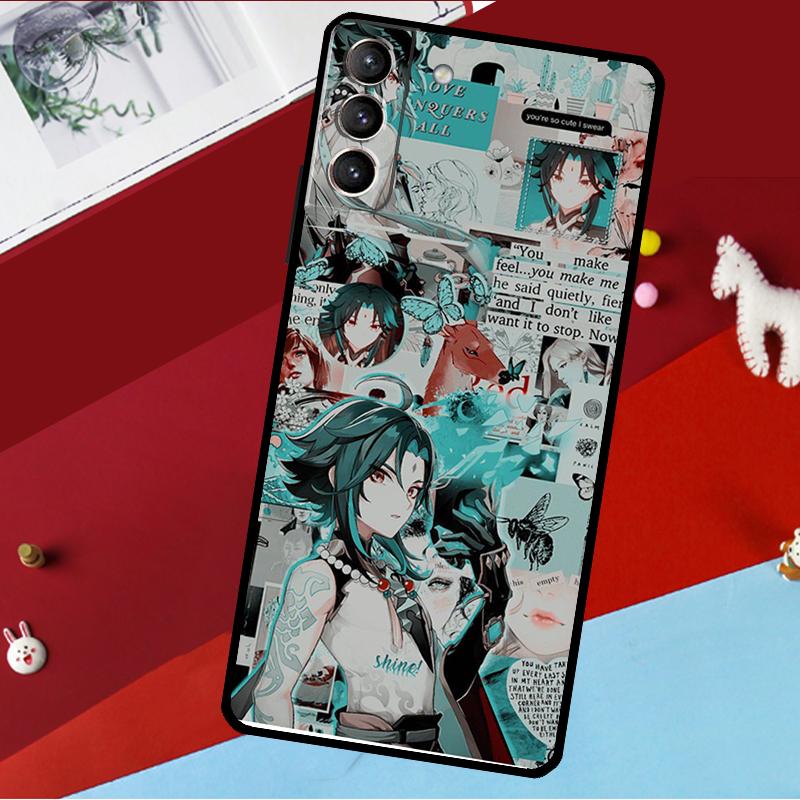 Genshin Impact Xiao Funda For Samsung Galaxy S26 S25 S24 S22 S23 Ultra Plus S20 S21 FE S9 S10 S25 FE Phone Case