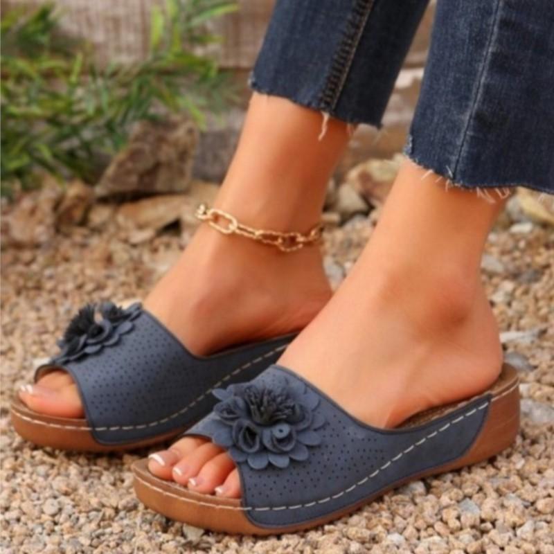 Woman Sandals Shoes Summer Party Women Shoe Slip On Shoes For Women Wedge Ladies Shoes Platform Female Slippers Women Footwear