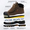 Men Boots Leather GenuineLeather Quality high Work Composite shoes Genuine Indestructible Puncture Proof Safety Security