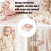 Breathable Cotton Baby Blanket Newborns Bath Towel with Delicate Floral Pattern Stylish Nursery Essential 90x100cm