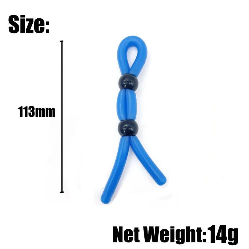 Ultra Soft Cock Ring Delay Ejaculation Adjustable Penis Ring Rope Male Lasting Erection Cockring Sex Toys For Man Adult