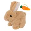 Wiggle Ears My Realistic Bunny Toy Stuffed Animal Walking Wiggle Rabbit  Plush Doll