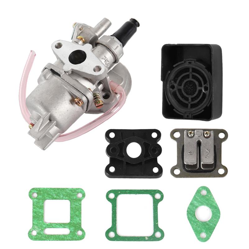 47cc 49cc Carburetor Reed Valve Mainfold Kit for pocket bike Mini ATV/Dirt bike