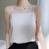 Spring-Summer Silk Satin One-Shoulder Slim Fit Camisole for Women