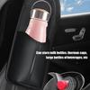 Car Storage Pocket Adjustable Leather Automotive Organization Pouch With Tissue Holder Auto Seat Storage Bag For Trailer RV