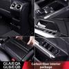 Suitable for Mercedes-Benz GLA GLBcenter control panel decorative stickerEQB EQAinterior modified carbon fiber armrest box cover