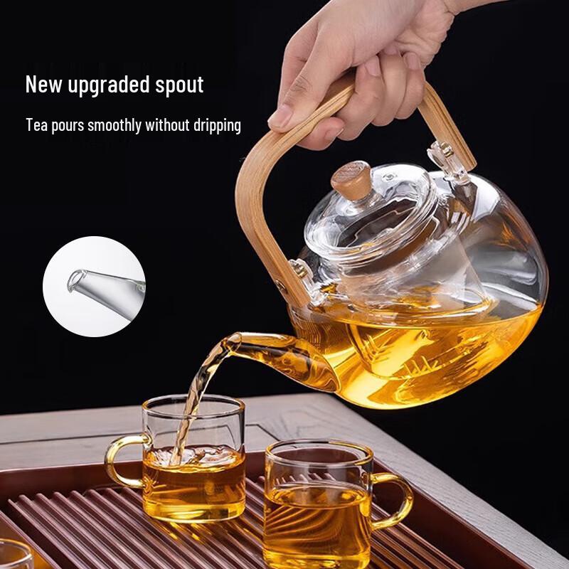 Hengxin Ruichu High-Temperature Glass Teapot