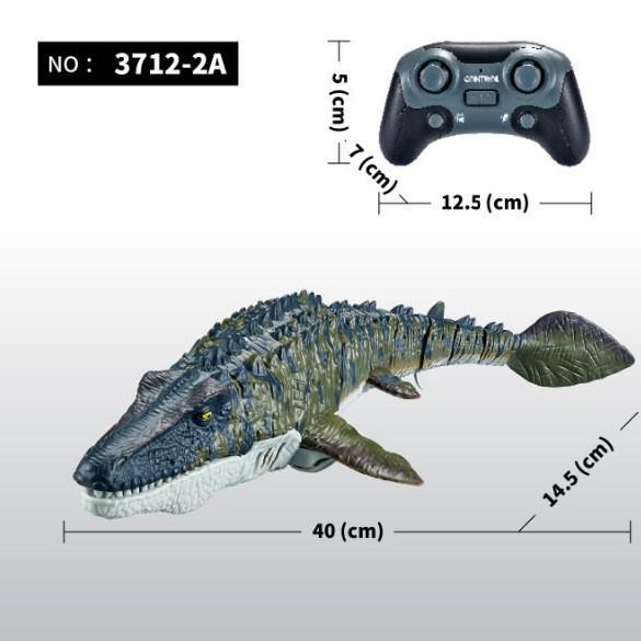 Large Electric Plesiosaurus Toy: Remote Control Dinosaur That Swims & Sprays Water - Perfect Gift for Boys