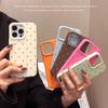 Polka Dot Glutinous Rice Shell Is Suitable for Apple 17proamx Mobile Phone Case, Fashionable iPhone15/13/11 Anti-drop Soft Case 16.