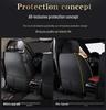 Dr. Jie European Style Full Leather Car Seat Cover - All-Season, Wear-Resistant, Universal Fit