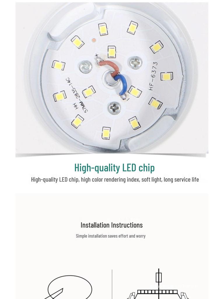 Ultra-Thin LED Recessed Downlight: 3, 4, 5, 6 Inch, 9W, 12W, 18W, Round Ceiling Light