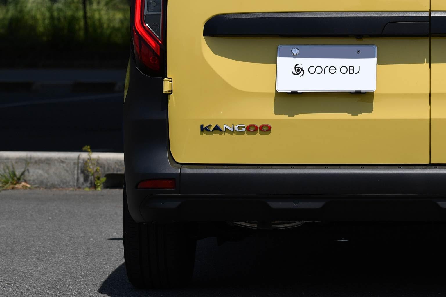 core OBJ Rear Gate Logo Emblem Decal for Renault Kangoo(KF)