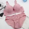 Sexy Luxurious High-end Western-style Lingerie Set Featuring A Fashionable Push-up Lace Bra and Skin-friendly Breathable Panties