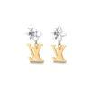 LOUIS VUITTON Lv Iconic Flower Earrings M01287