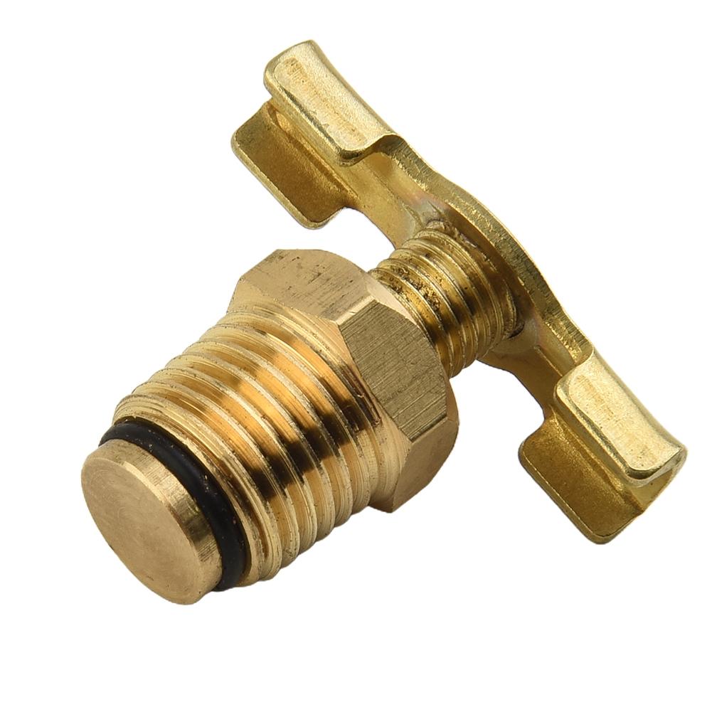 Air Compressor Tank 1/4 Drain-Plug Valve/tap/drain Cock With T-handle-new