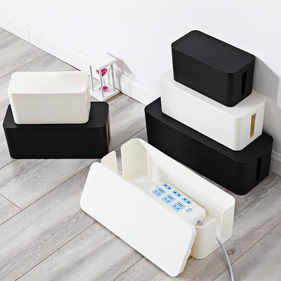 Power Strip Storage Strong Bearing Capacity Box Multi-purpose Hardness Desk Anti-skid Cable Management