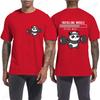Funny Panda Weightlifting Squat Gym Quote Graphic Print T Shirts Men Women Kawaii Meme T-shirts Male Casual Tees Short Sleeve