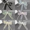 Lace Bow Imitation Pearl Keychain Removable Shoe Buckle Bag Pendant Accessories Heart Pendant Aesthetic Key Holder Gifts