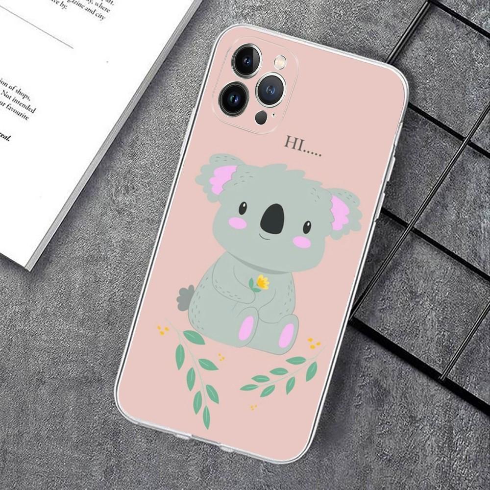 Koala Bear Cute Phone Case For IPhone 14 11 12 13 Mini Pro XS Max Cover 6 7 8 Plus X XR SE 2020 Funda Shell