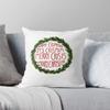 Merry Christmas Decoration Home Pillowcase Cushion Cover Holiday 40X40Cm Modern Living Room Sofa Bed Autumn Hat White