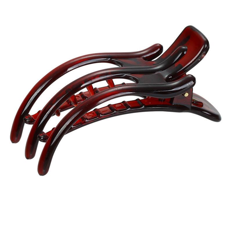 

2 шт./лот Минималистичные женские заколки-крабы для волос «хвост» из пластика, женские заколки для волос, аксессуары для укладки