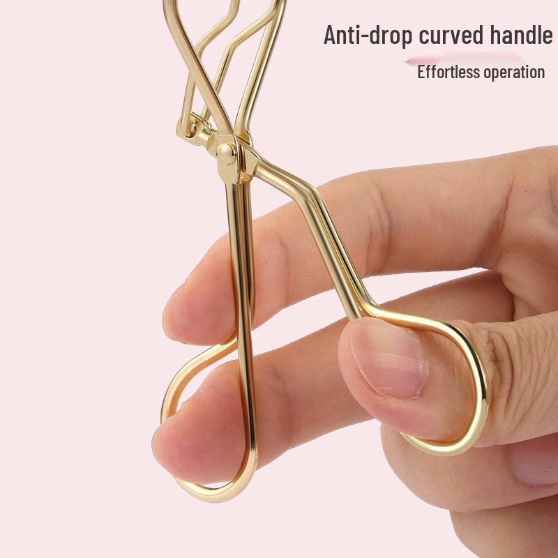 Stainless Steel Wide-Angle Eyelash Curler for Natural Curl - Beginner's Portable Hot Seller