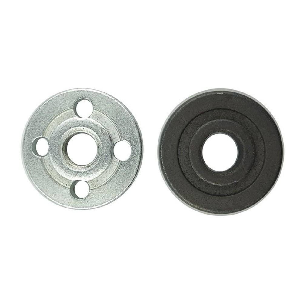 2 Pair Plated Surface Grinder Flange Set Threaded Design Grinder Shaft Nut  For Makita 6100