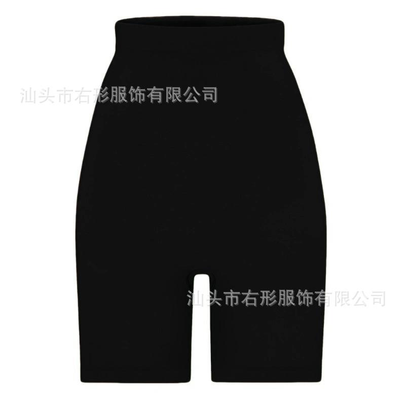 

New SK high waist belly and hip pants, flat angle seamless belly and belly artifact underwear, strong pressure body sculpting pants S чёрный