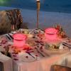 Bar Rose Motif Lights Rechargeable Rose-shaped Table Lamp Colorful Remote Control Decoration Bedside Light