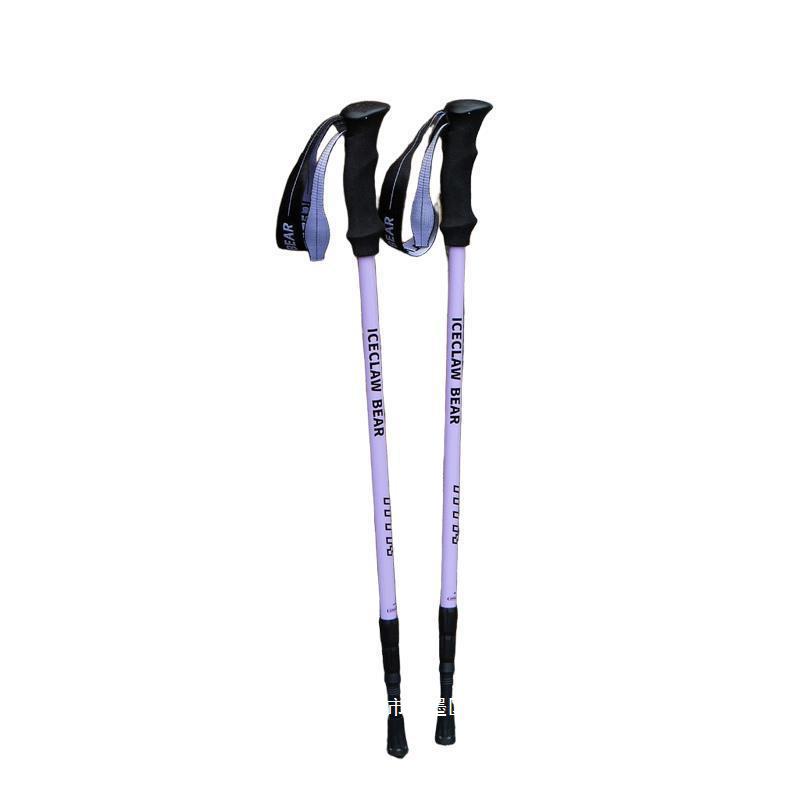 Telescopic Hiking & Trekking Poles with Inner & Outer Locks - Professional Climbing Gear for All Ages