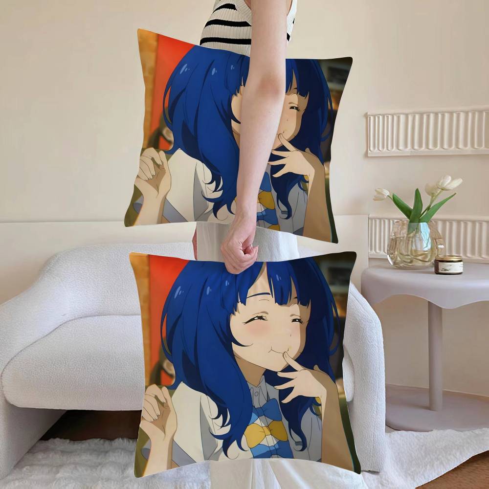A-Anna Yanami Pillow Case Anti-dustmite Pillowcase Invisible zipper silky Sofa cushion cover