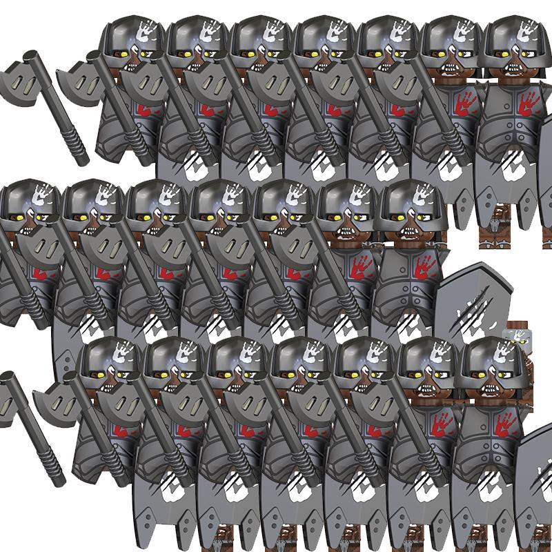 Medieval Movie Knights Building Blocks Toys Lord Ring Figure Bricks Toy Christmas Birthday Gifts