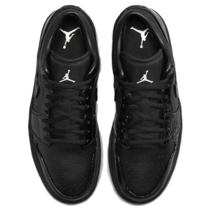 Jordan 1 Low Se Patent Elephant Black Women's Jordan HJ7743-010