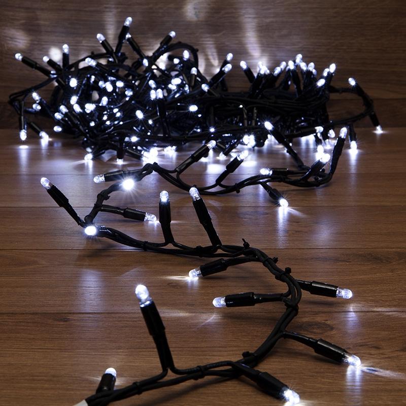 

Garland Neon-night cluster 10 M 200 Led Black Rubber Ip67 Connectable Glow Color White 315-255