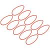 10Pcs Rubber Sealing Ring Circular Accurate Durable HeatResistant Smooth Neat Valve Plate Sealing