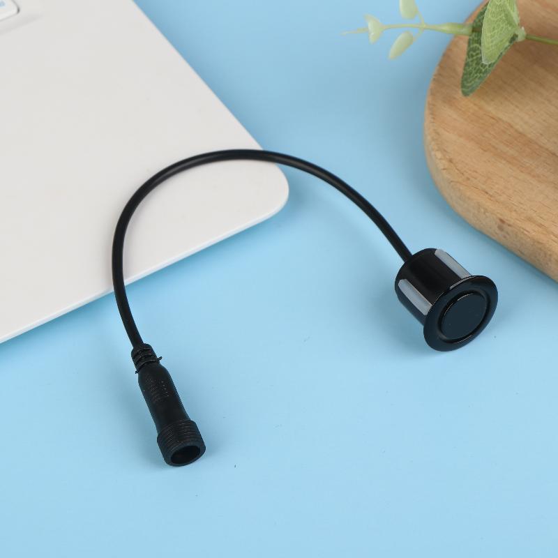 

Датчик паркування автомобіля 18.8 мм Датчик радара заднього ходу Кабель для оновлення Автомобільний водонепроникний датчик паркування заднім ходом Звук чорний