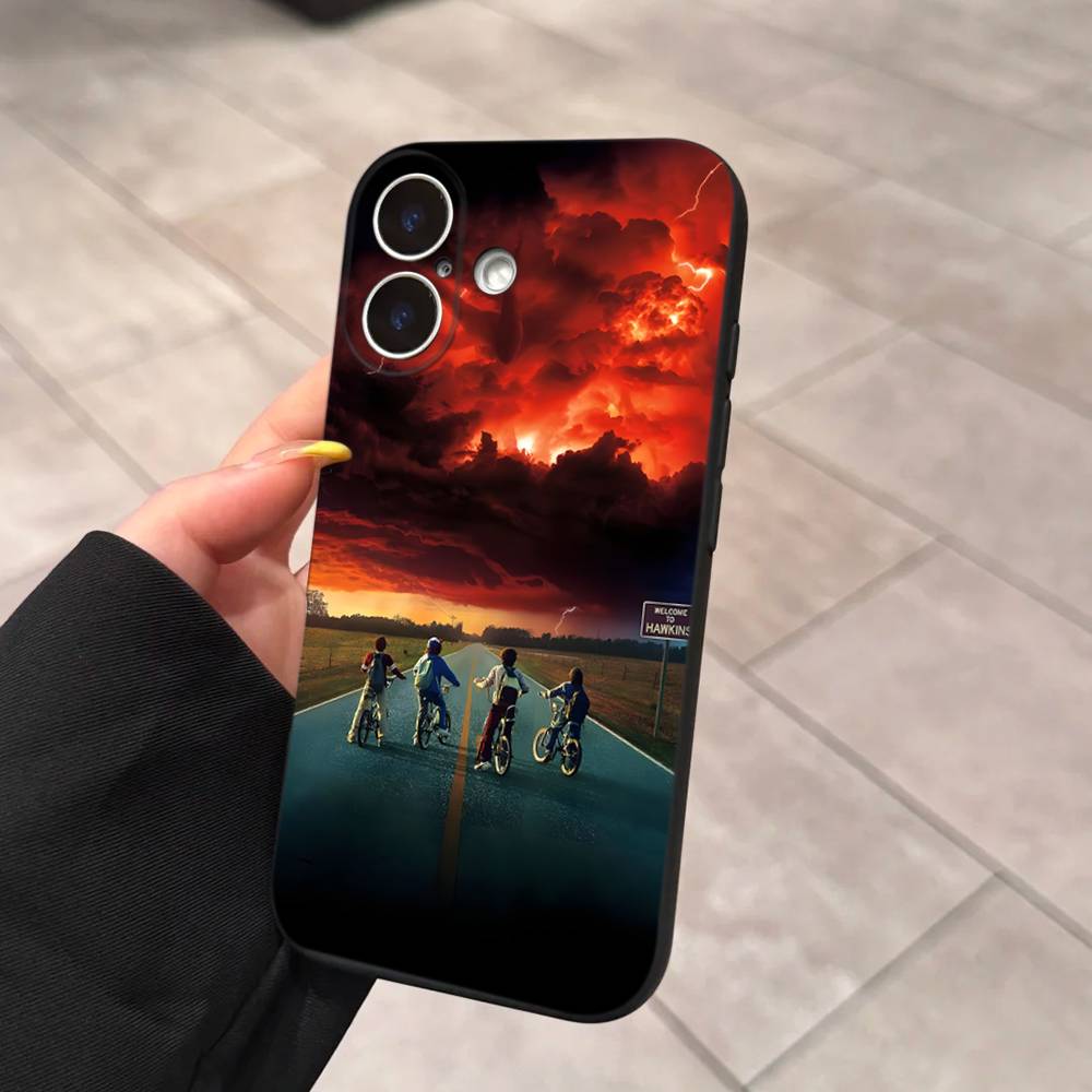 

Горячий чехол для телефона S-Stranger T-Things Для IPhone 14 Plus 13 Mini 11 16 15 17 Pro Max Защита Ударопрочный iPhone 15