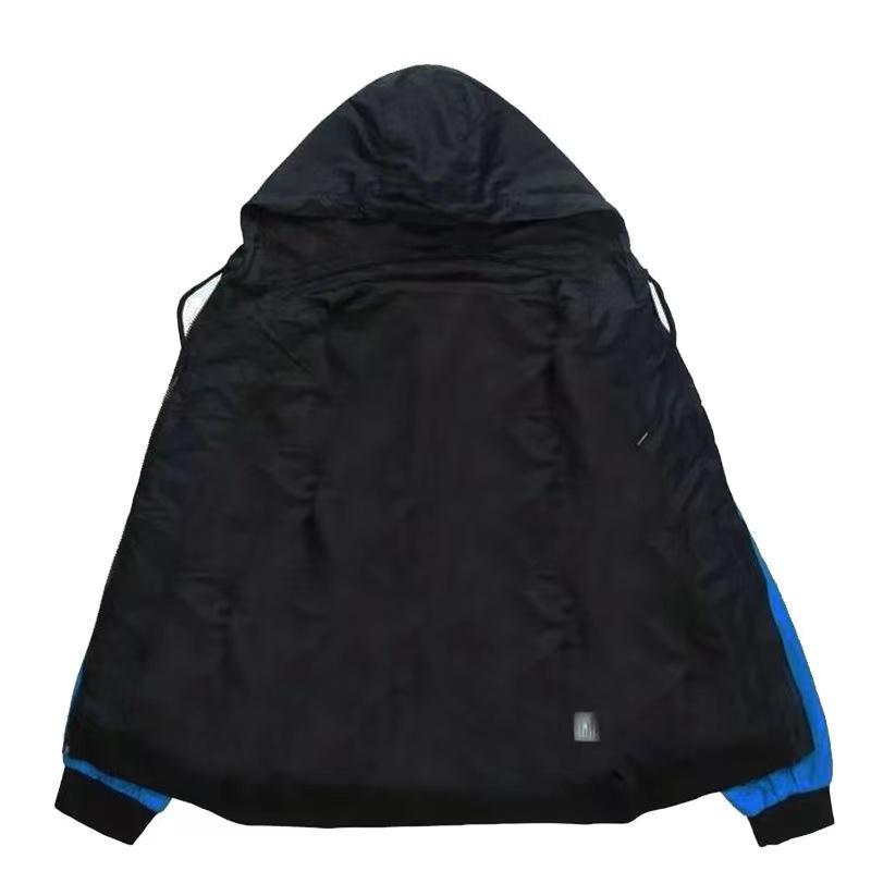 Spring Autumn Jacket Men's Slim Coat Long Sleeve Sports Coat Leisure Zipper Thin Windbreaker